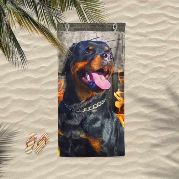 Toalha de Praia Cão